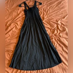 Topshop Backless Black Dress